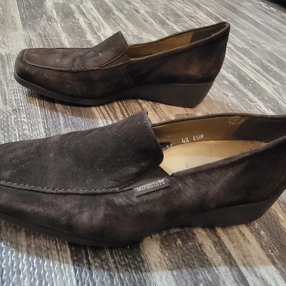 Mephisto brown suede air jet shoes sz 7 - Picture 5 of 12